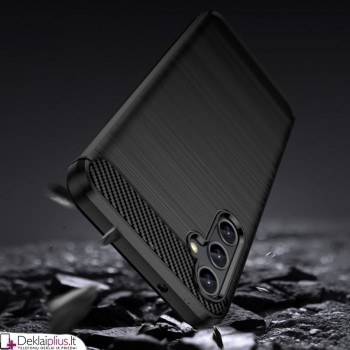 Carbon guminis dėklas - juodas (Samsung A14/14 5G)